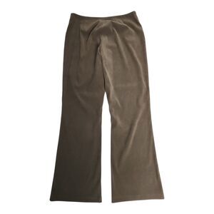 J. Jill Stretch Pants Women's Sz 16 Mocha Brown Straight Wide Leg Casual Pants